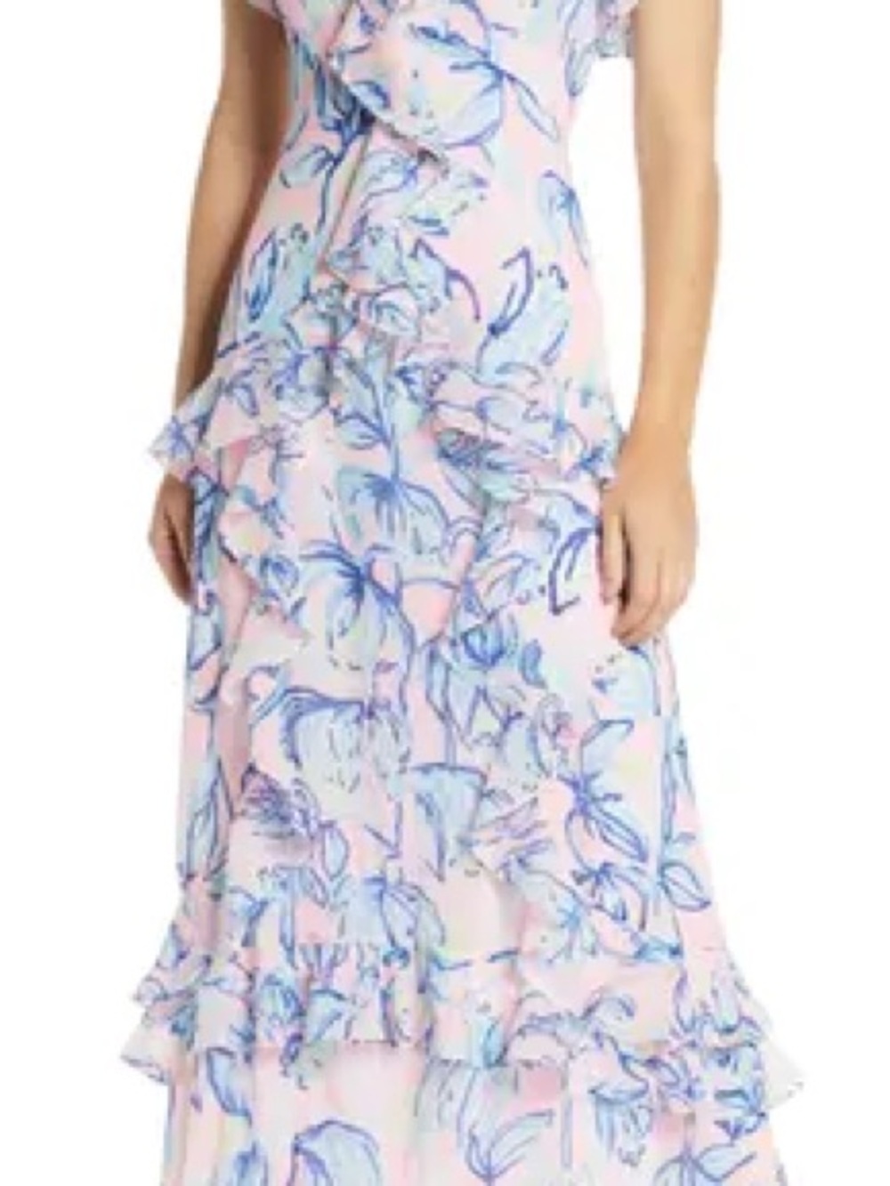 Lilly Pulitzer Riland Ruffle Maxi Dress - Picture 3 of 5